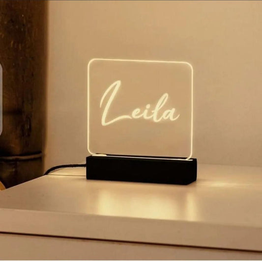 Name LED lamp